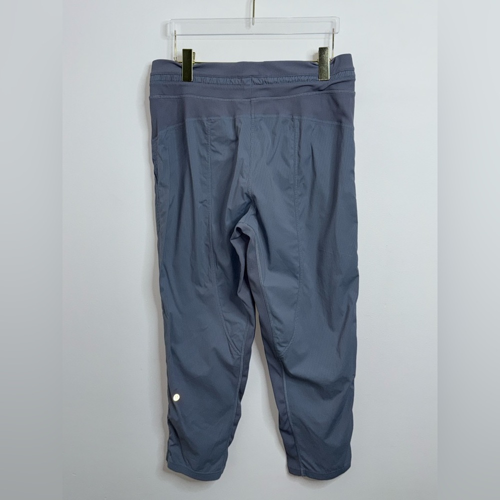 Lululemon Dance Studio Cropped Pants Women's 10 Blue Lightweight Inseam 24” - Picture 2 of 13
